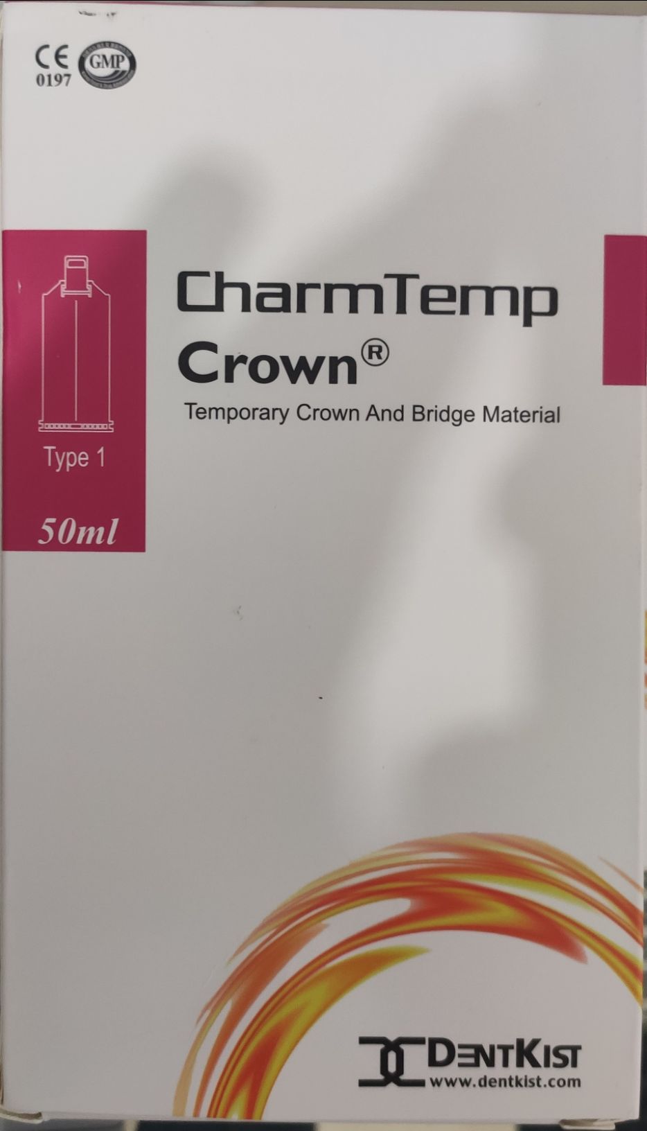 Temporary crown material
